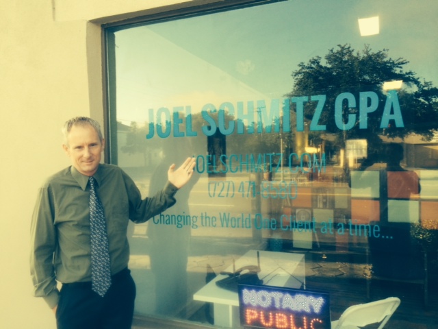 Joel Schmitz CPA Store Front